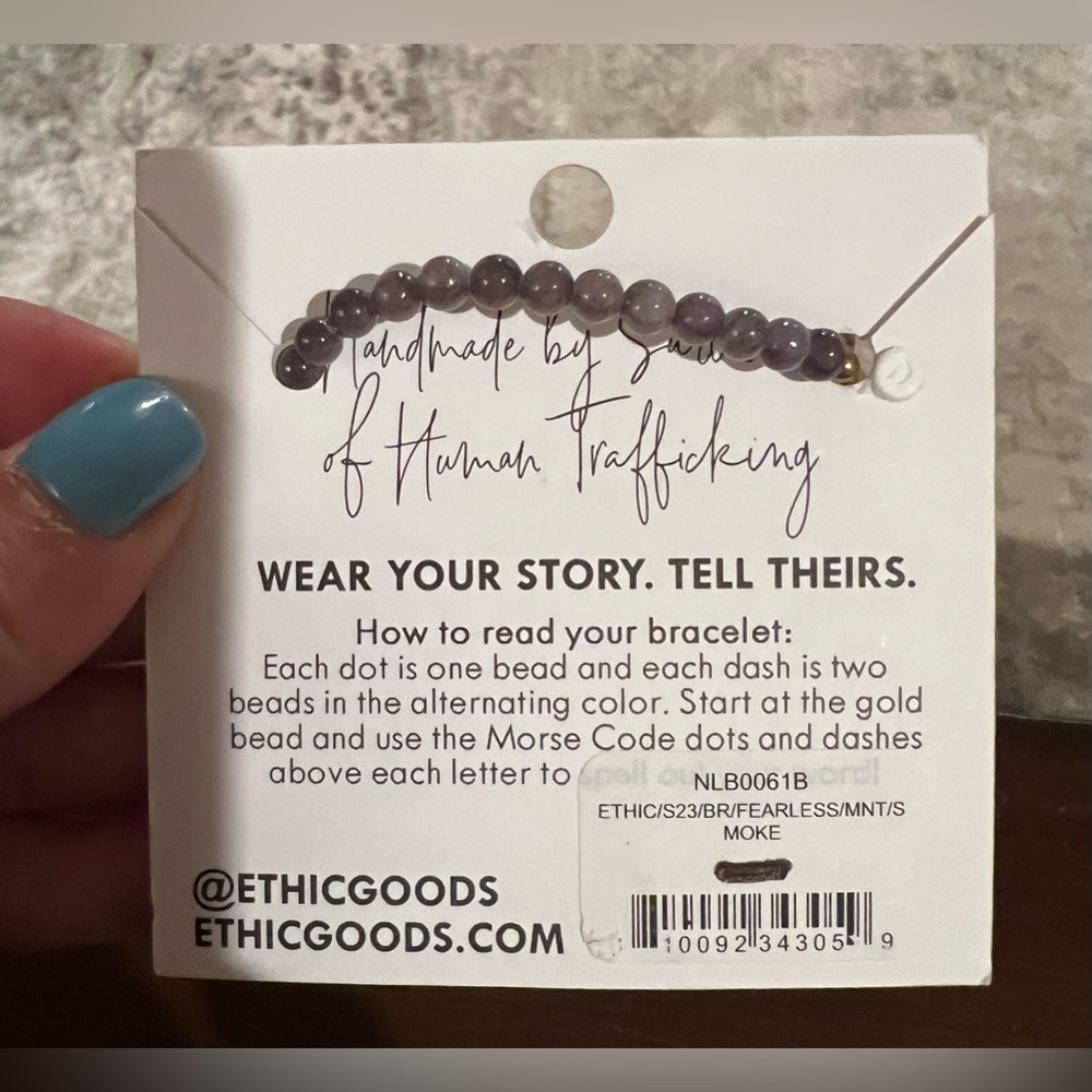 Morse code bracelet - Picture 3 of 5
